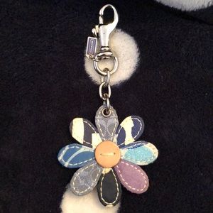 Coach Flower Bag Charm